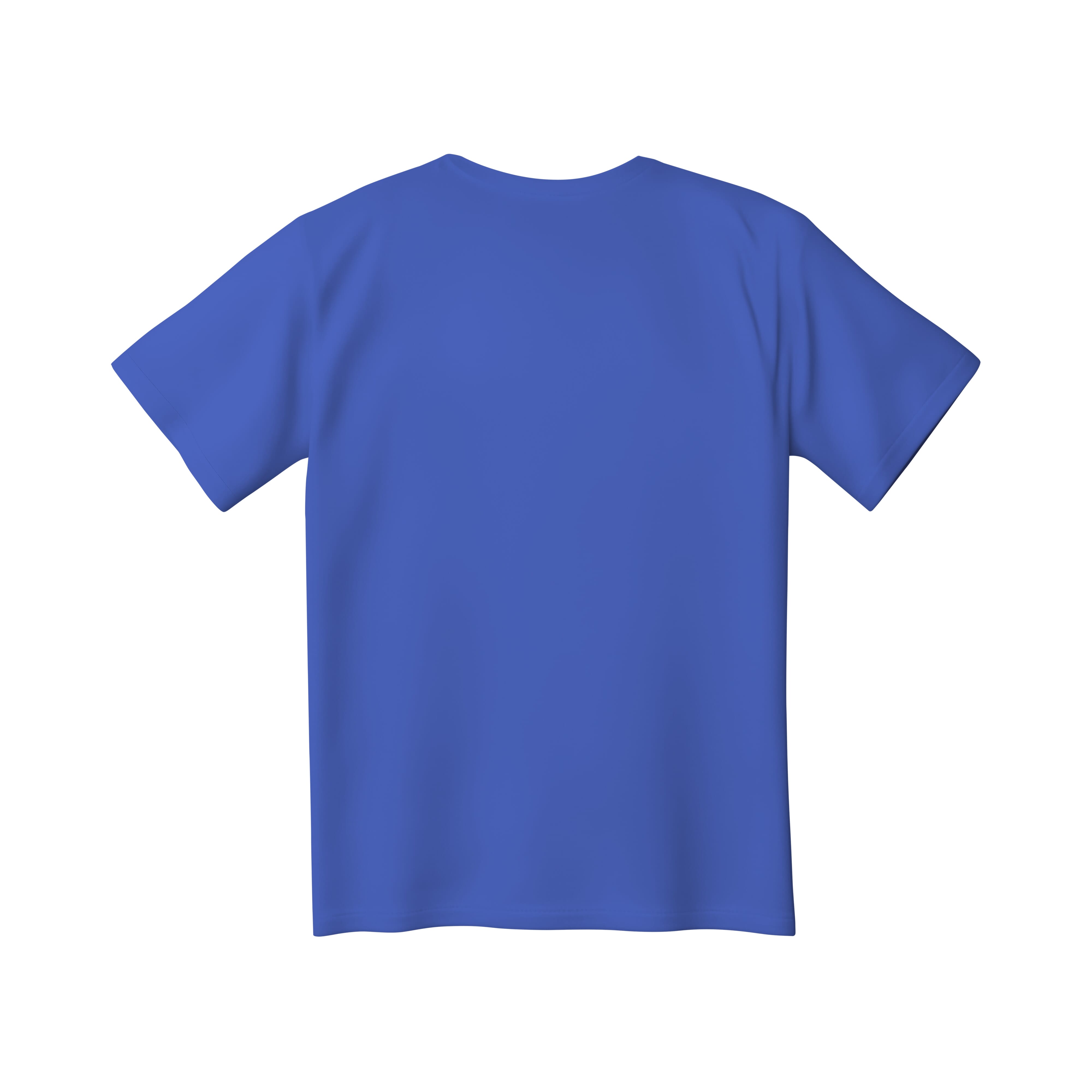 Feelin Bullish Unisex  Round Neck T-Shirt - Royal Blue